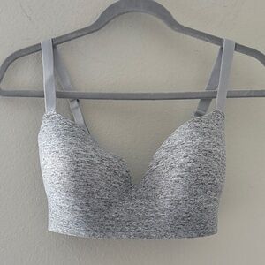 Soma‎ Enbliss Graphite Gray Women's Wireless Bra Size 34DD